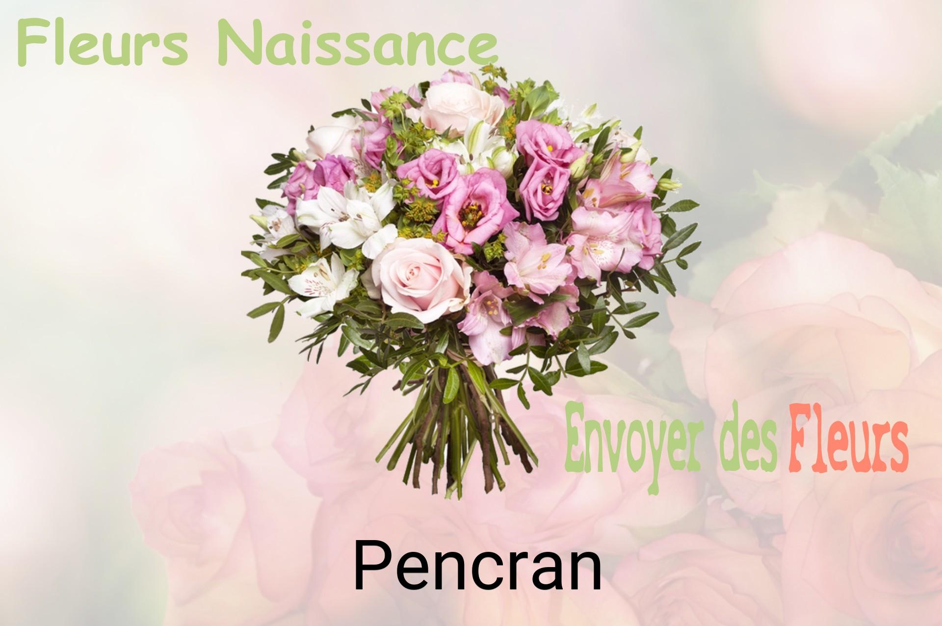 Bouquet de fleurs de naissance livré à Pencran